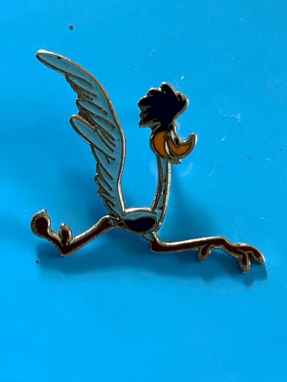 Roadrunner Looney Tunes vintage 1993 enamel pin badge brooch